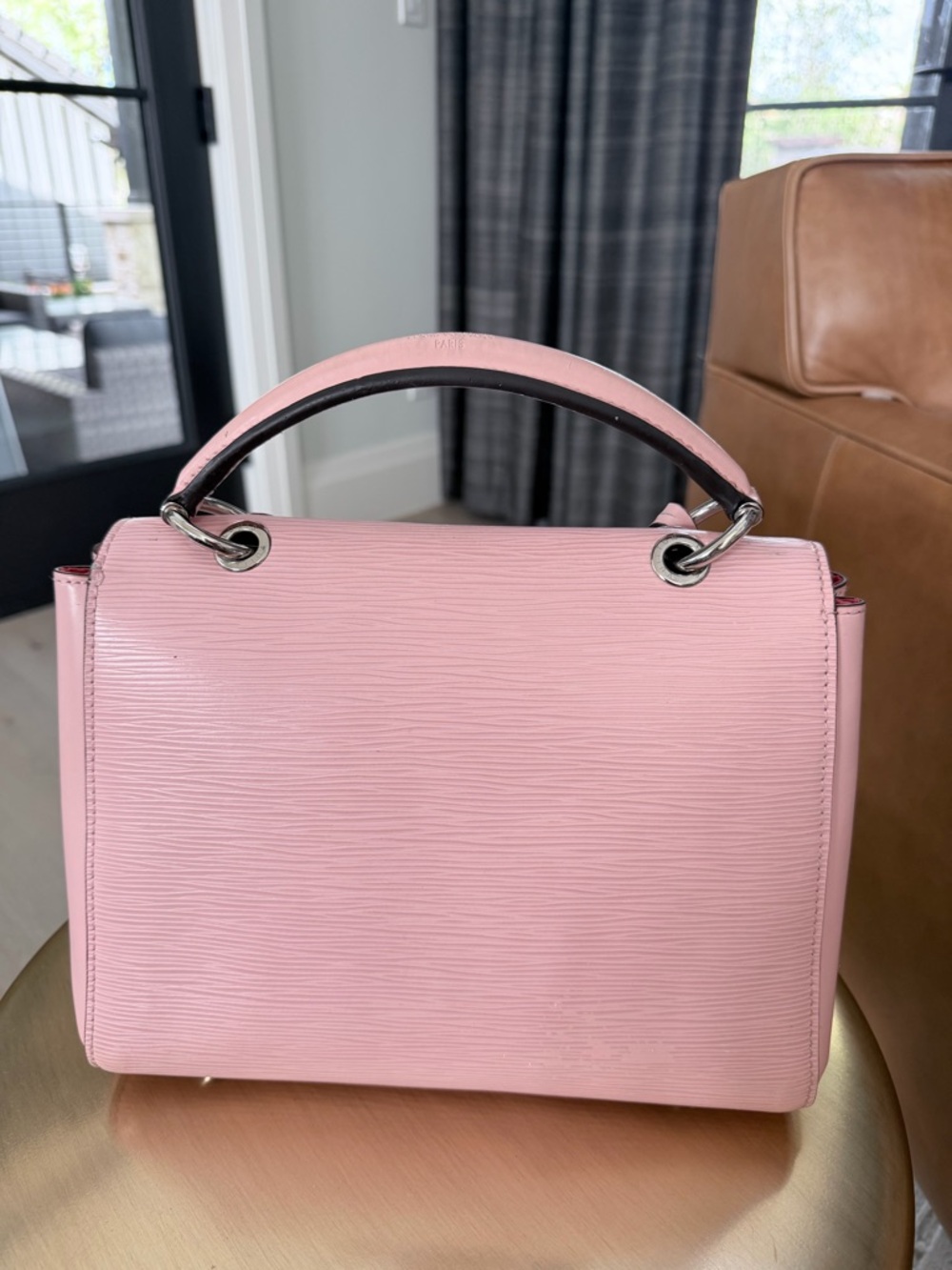Louis Vuitton Pink Epi Leather Top Handle Satchel - Picture 16 of 16